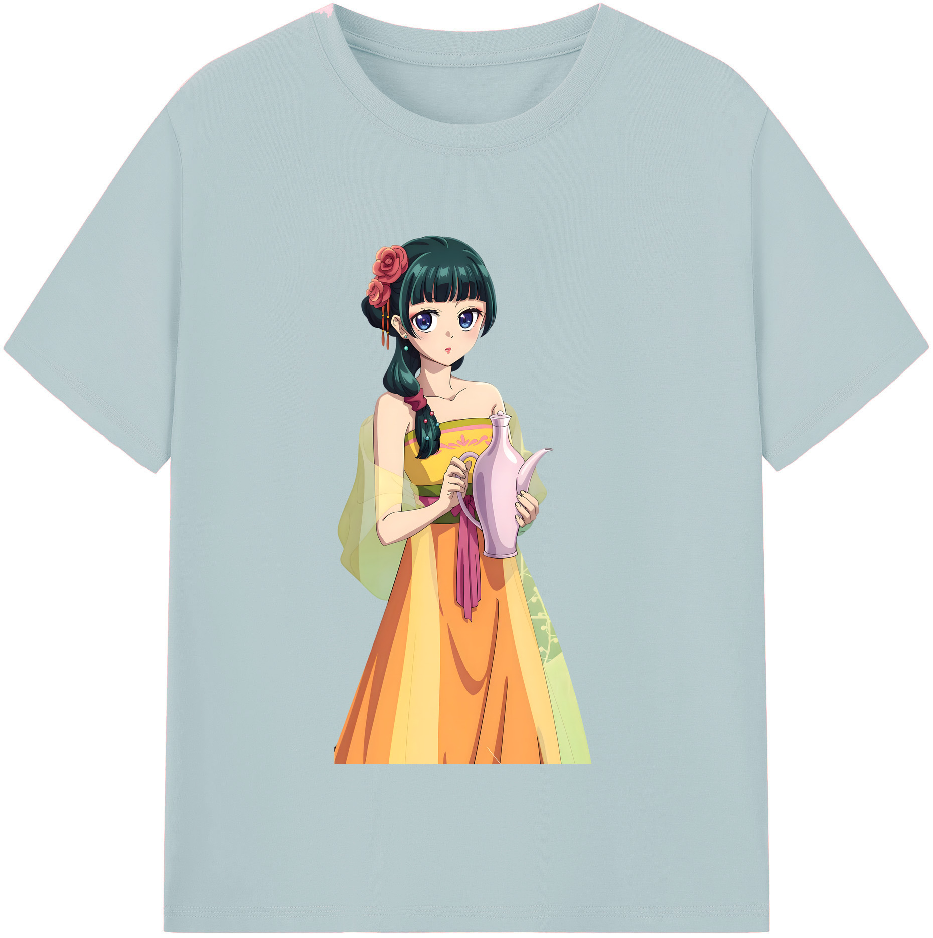 （画像用） 薬屋のひとりごと The Apothecary Diaries 綿100％半袖Tシャツ（フロントプリント）